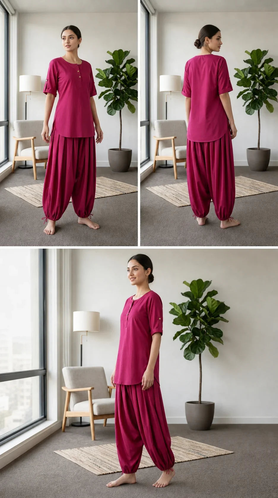 Berry Bloom Farshi Salwar Set