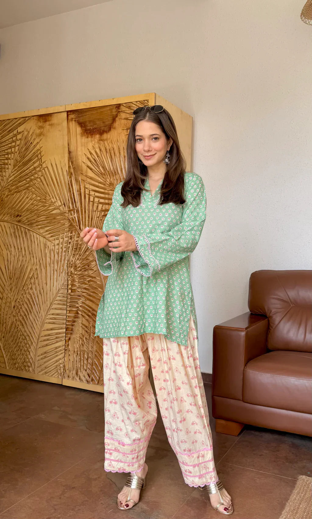 PRISHA MATCHA GIRL FARSHI SET
