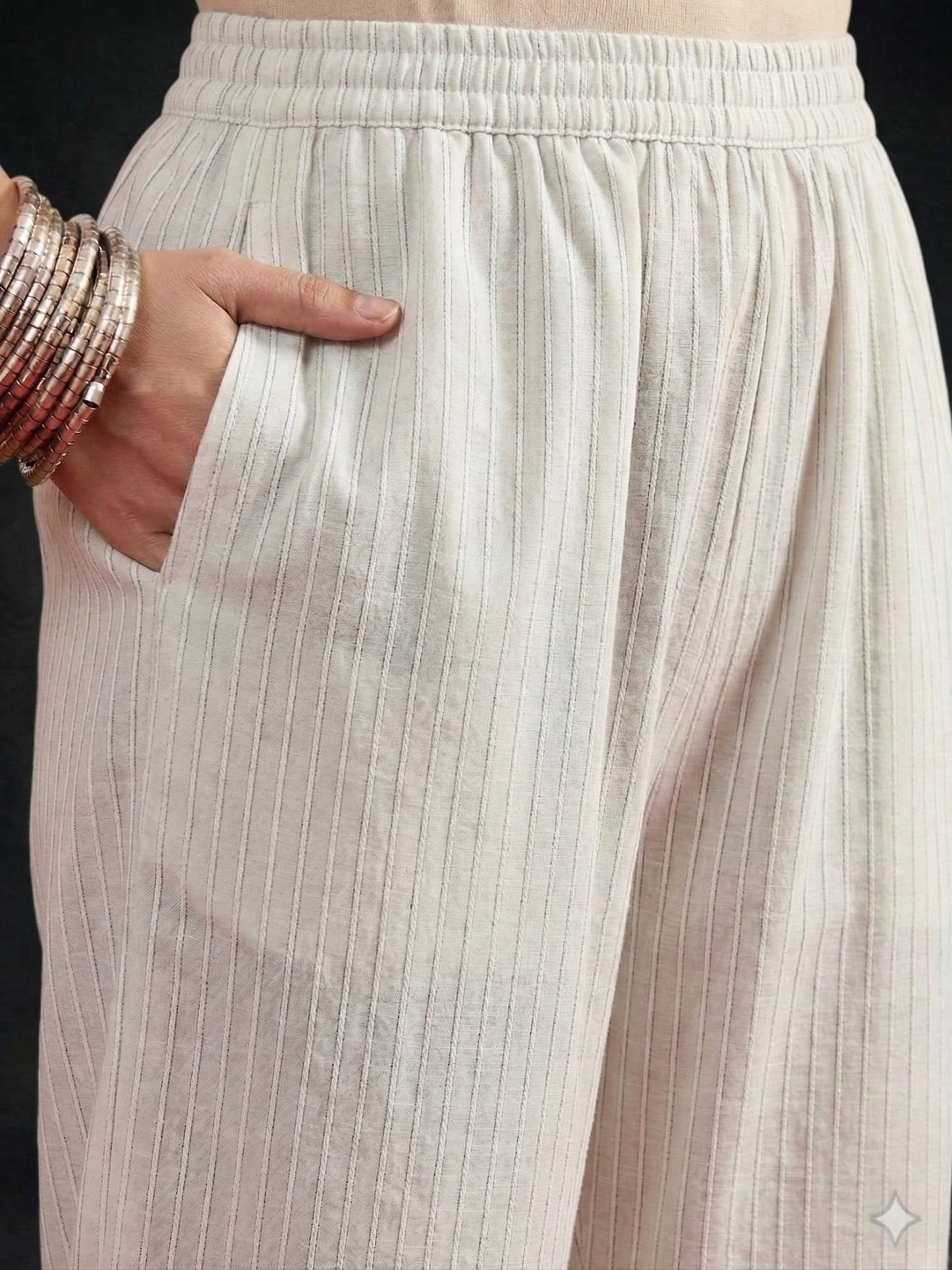 White kurta Afghani salwar Set