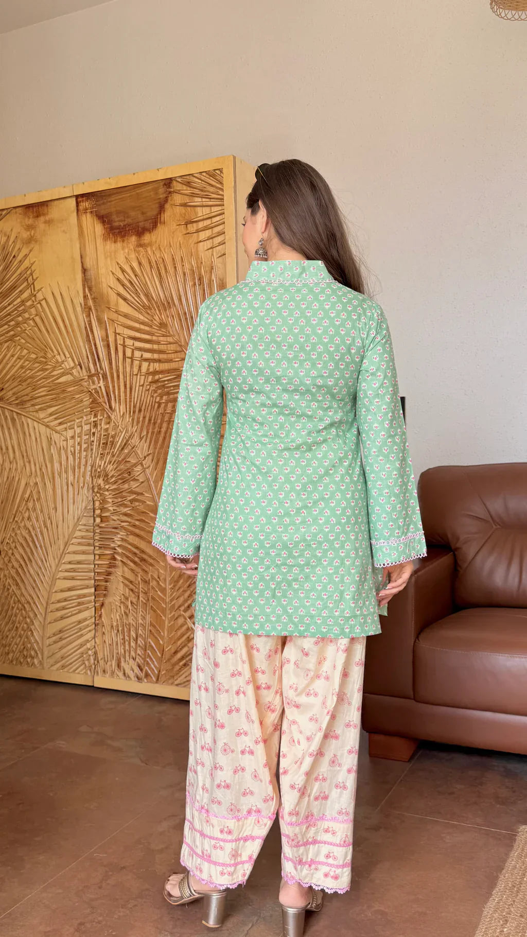PRISHA MATCHA GIRL FARSHI SET